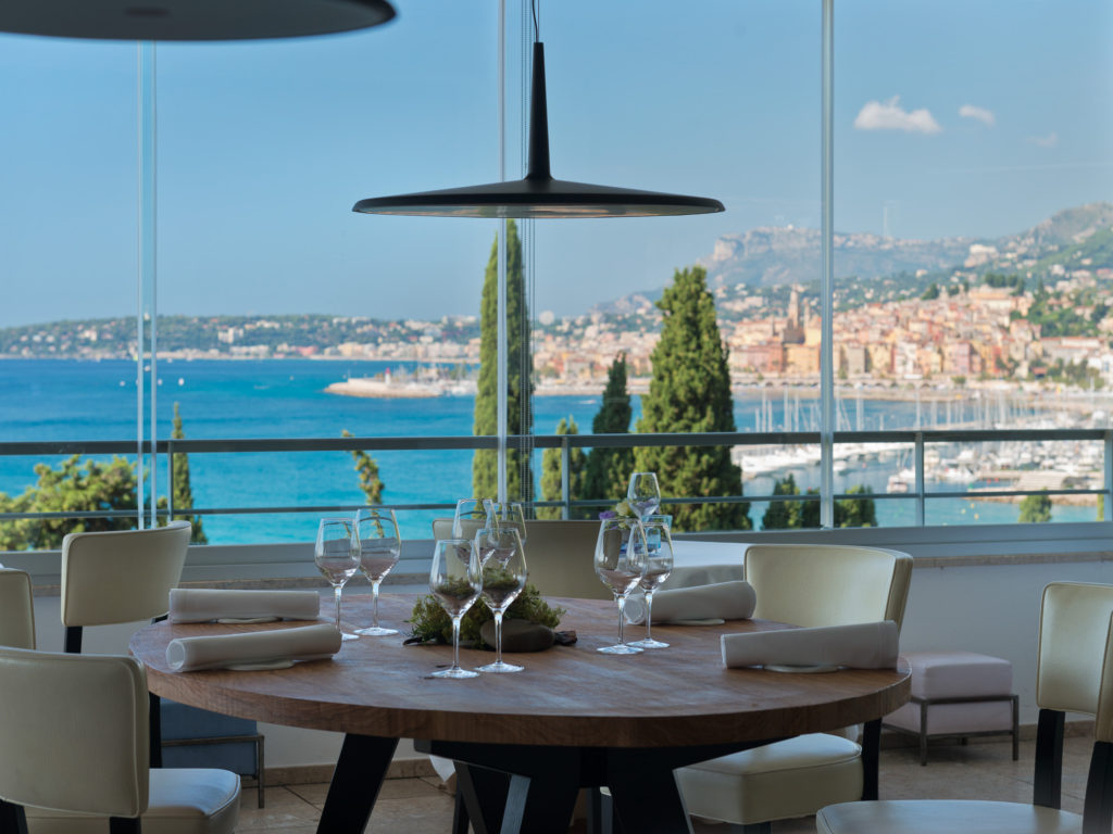 Chef Mauro colagreco at Restaurant Mirazur in Menton south of France